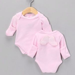 Mud Pie velour angel bodysuit